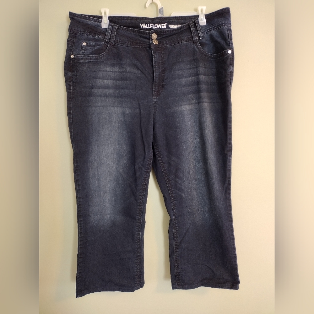 Wallflower Size 24 Dark Wash Bootcut Jeans